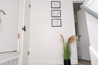Hallway in Round Rock TX short-term rental home